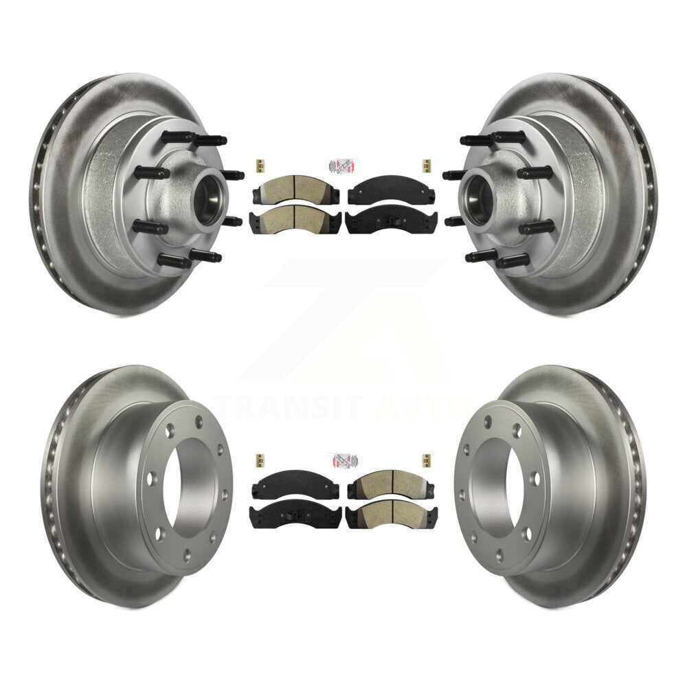 Transit Auto KGA-105542 Disc Brake Kit for 2000-2001 Ford E-450 Econoline Super Duty - Front and Rear