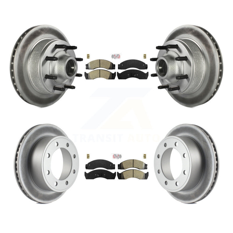 Transit Auto KGA-105543 Disc Brake Kit for 2000-2002 Ford E-450 Econoline Super Duty - Front and Rear
