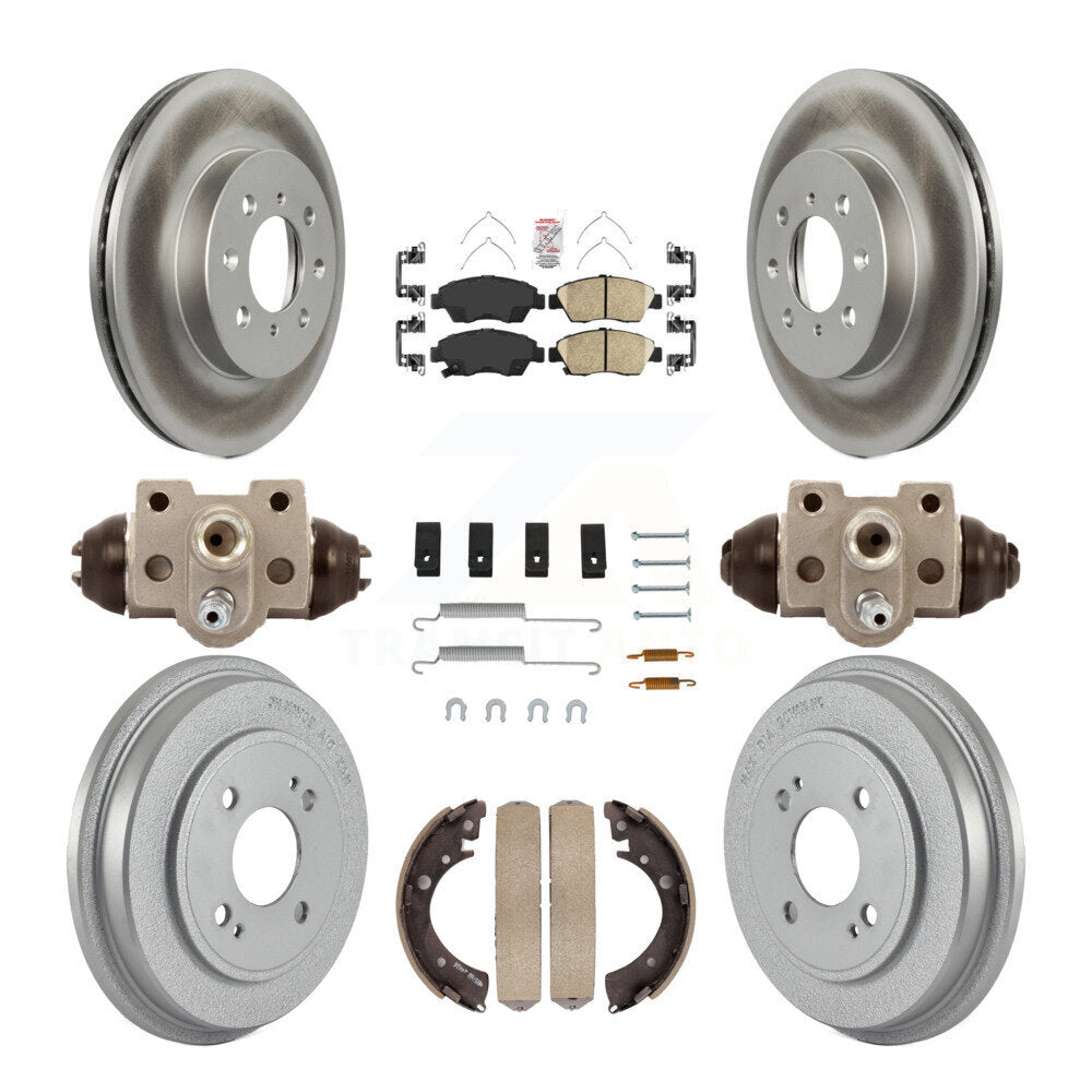 Transit Auto KGA-105547 Disc Brake Kit for 2004-2005 Honda Civic - Front and Rear