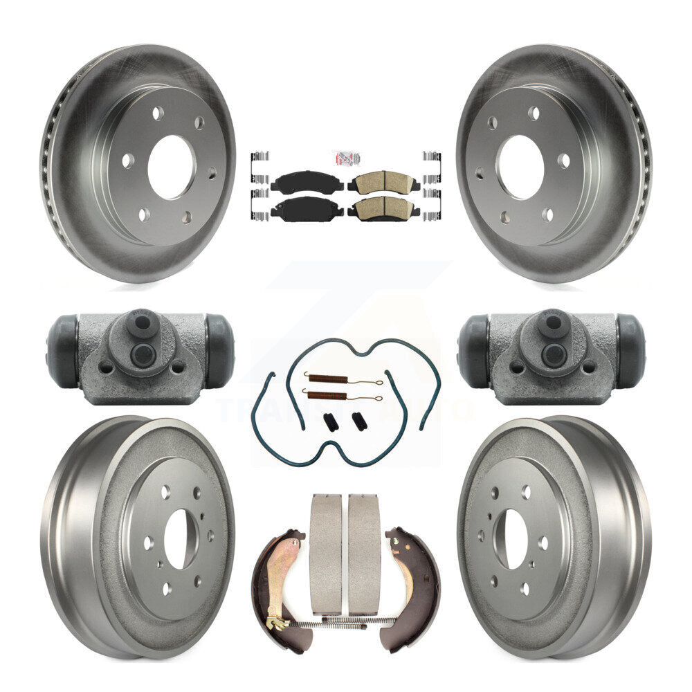 Transit Auto KGA-105551 Disc Brake Kit for 2007 GMC Sierra 1500 - Front and Rear
