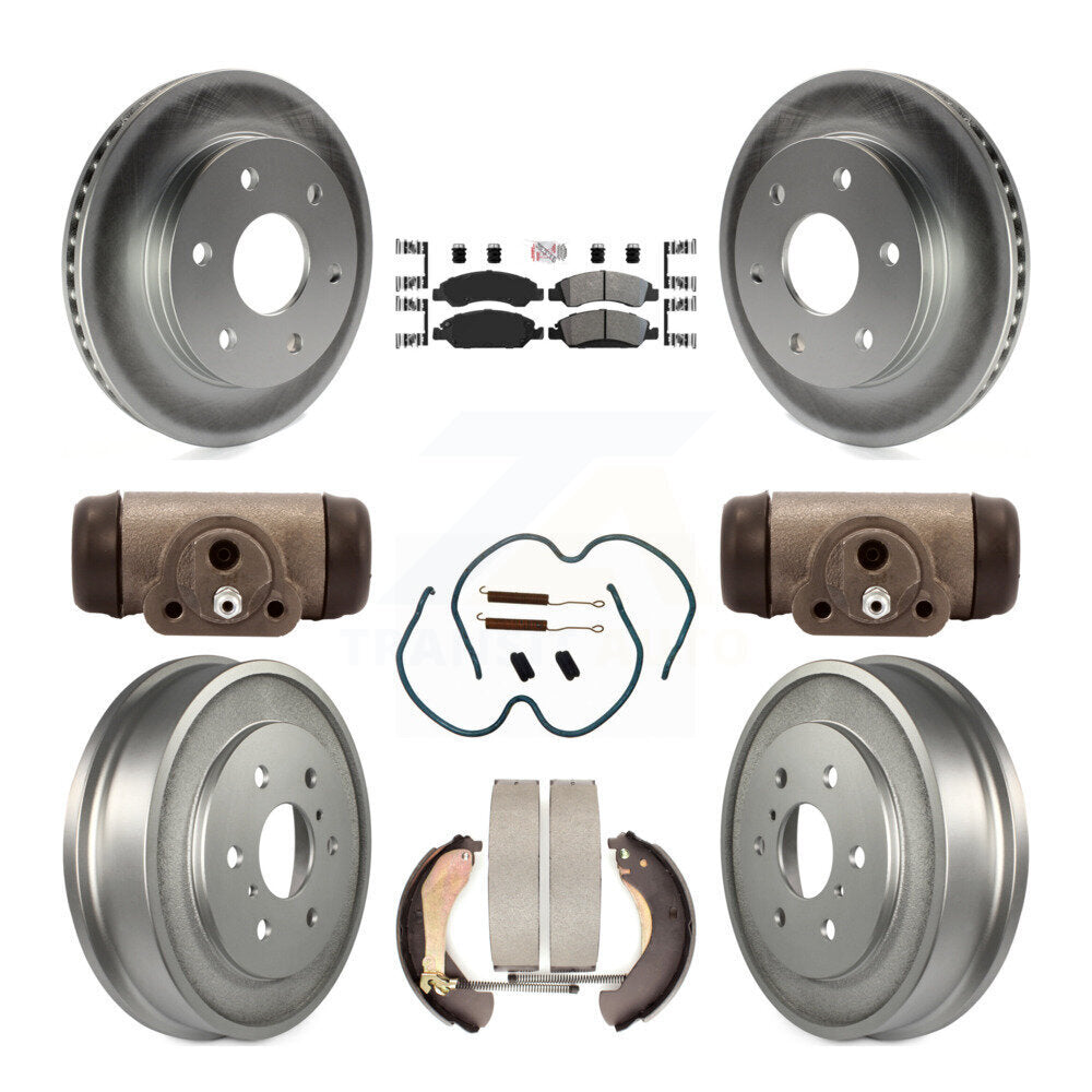 Transit Auto KGA-105552 Disc Brake Kit for 2007 GMC Sierra 1500 - Front and Rear