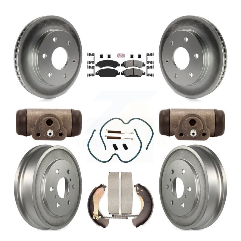 Transit Auto KGA-105552 Disc Brake Kit for 2007 GMC Sierra 1500 - Front and Rear