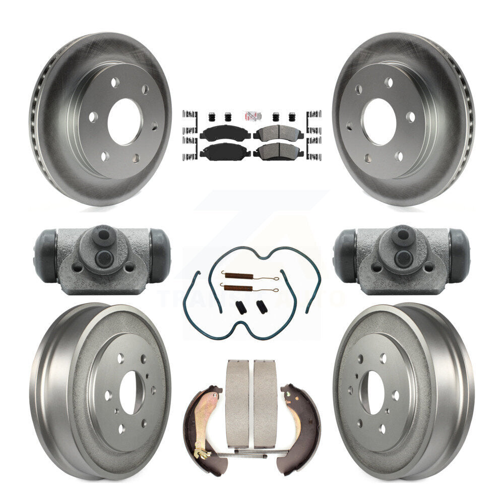 Transit Auto KGA-105553 Disc Brake Kit for 2007 GMC Sierra 1500 - Front and Rear