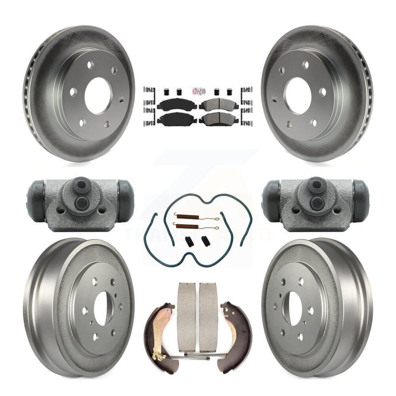 Transit Auto KGA-105553 Disc Brake Kit for 2007 GMC Sierra 1500 - Front and Rear