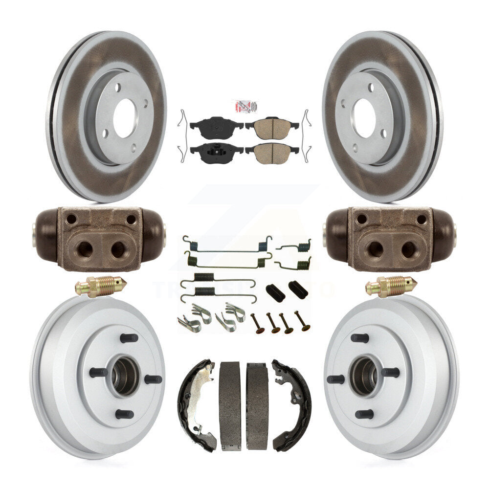 Transit Auto KGA-105555 Disc Brake Kit for 2005-2007 Ford Focus - Front and Rear