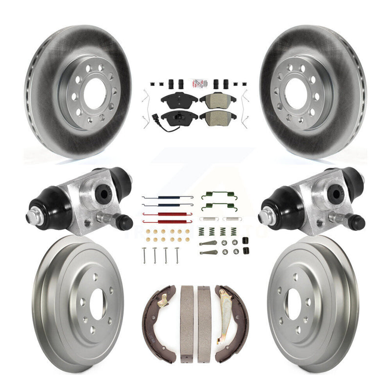 Transit Auto KGA-105558 Disc Brake Kit for 2011-2012 Volkswagen Jetta - Front and Rear