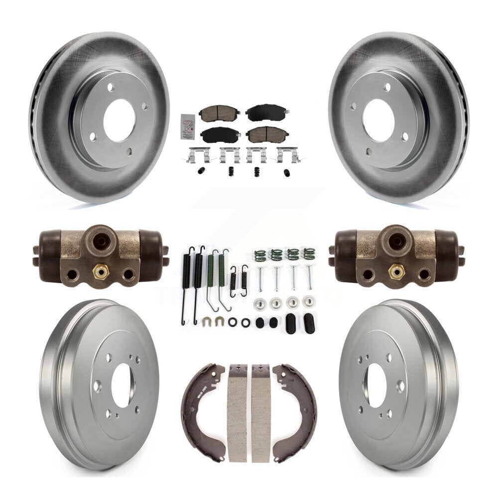 Transit Auto KGA-105560 Disc Brake Kit for 2007-2012 Nissan Versa - Front and Rear