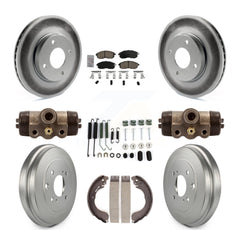 Transit Auto KGA-105560 Disc Brake Kit for 2007-2012 Nissan Versa - Front and Rear