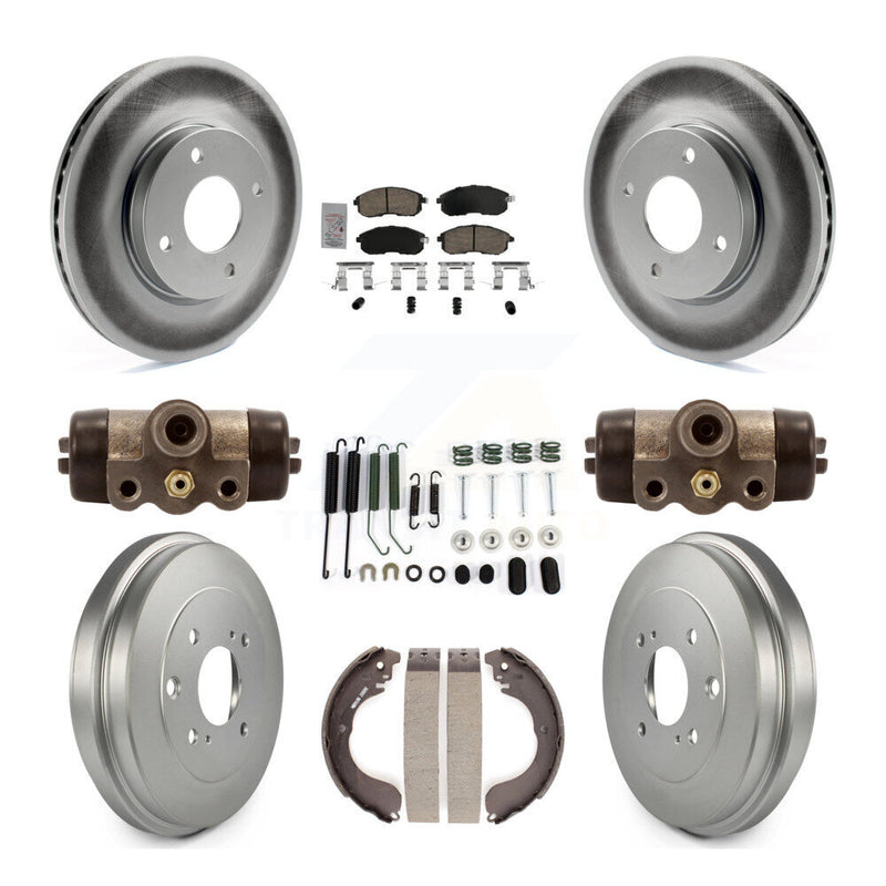 Transit Auto KGA-105560 Disc Brake Kit for 2007-2012 Nissan Versa - Front and Rear