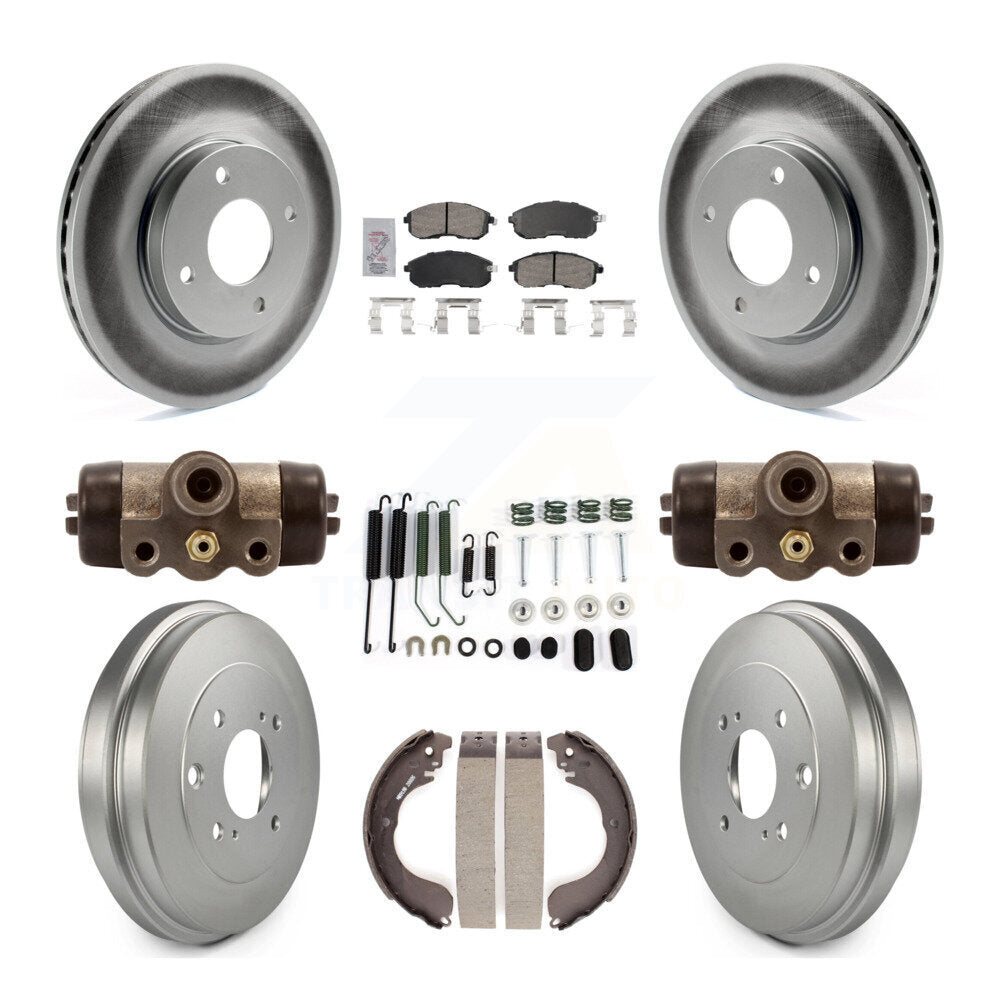 Transit Auto KGA-105561 Disc Brake Kit for 2007-2012 Nissan Versa - Front and Rear