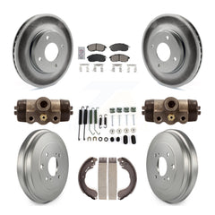 Transit Auto KGA-105561 Disc Brake Kit for 2007-2012 Nissan Versa - Front and Rear