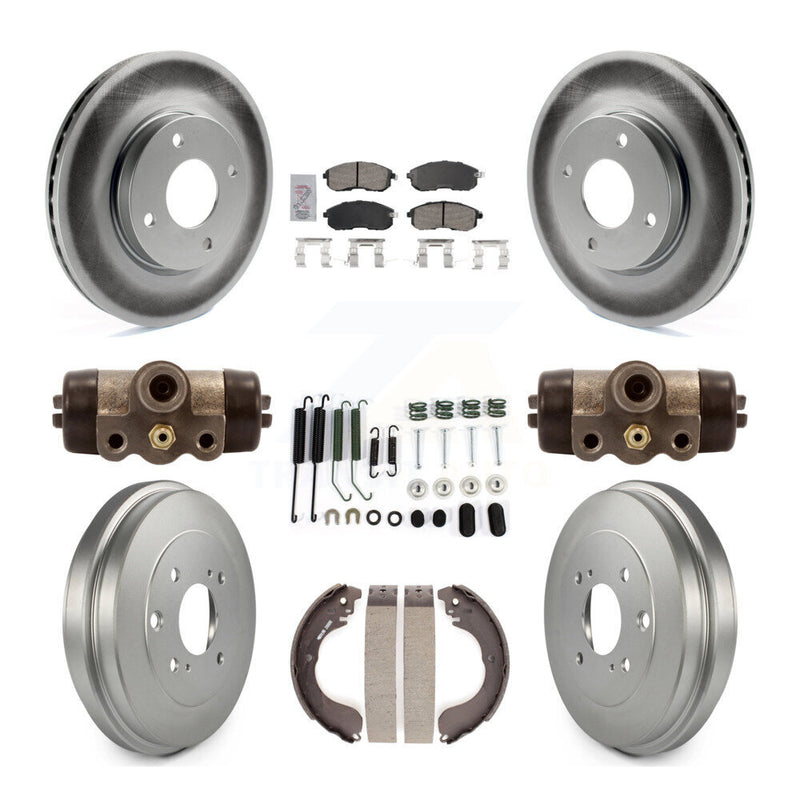 Transit Auto KGA-105561 Disc Brake Kit for 2007-2012 Nissan Versa - Front and Rear