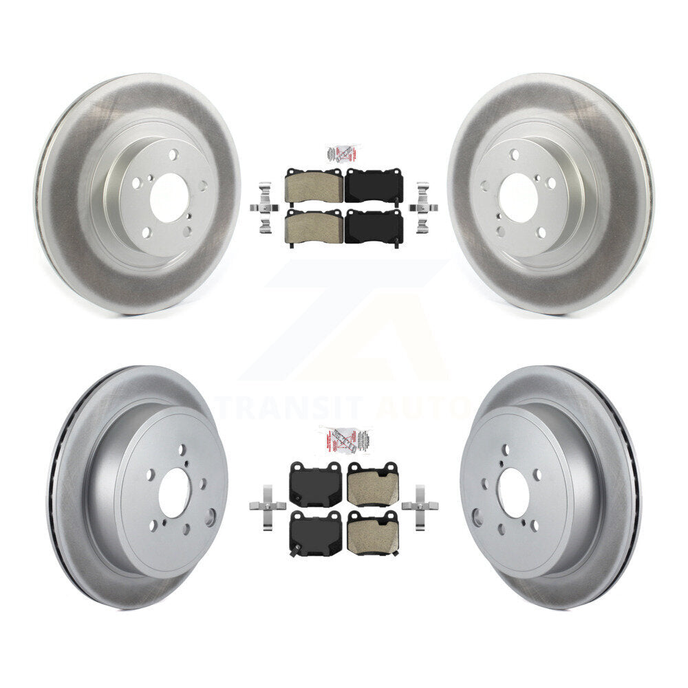 Transit Auto KGA-105571 Disc Brake Kit for 2019 Toyota 86 - Front and Rear