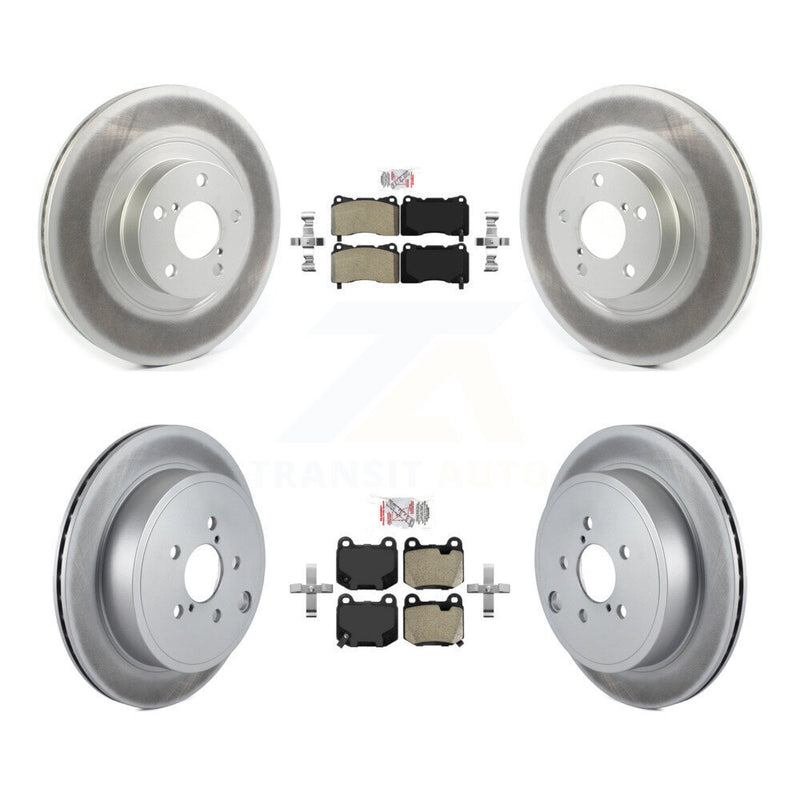 Transit Auto KGA-105571 Disc Brake Kit for 2019 Toyota 86 - Front and Rear