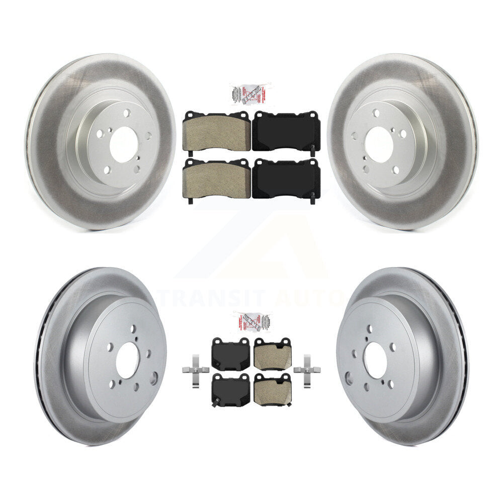 Transit Auto KGA-105572 Disc Brake Kit for 2019 Toyota 86 - Front and Rear
