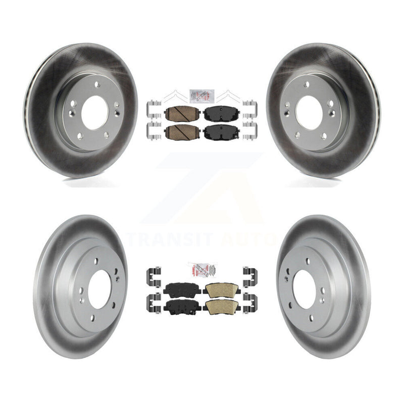 Transit Auto KGA-105602 Disc Brake Kit for 2022 Hyundai Kona - Front and Rear