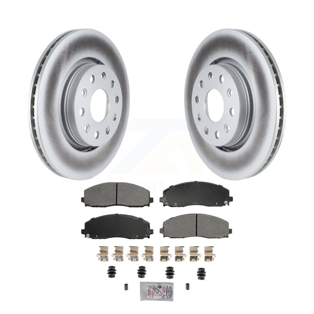 Transit Auto KGA-105615 Disc Brake Kit for 2018-2024 Jeep Wrangler, Jeep Gladiator - Front