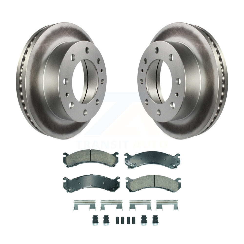 Transit Auto KGA-105631 Disc Brake Kit for 2001-2020 Chevrolet Express 3500, GMC Savana 3500 and More - Front