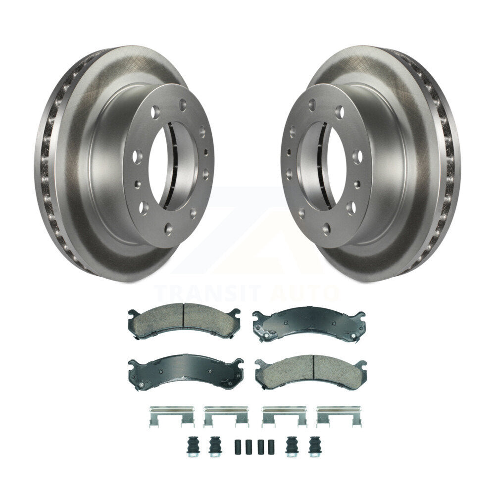 Transit Auto KGA-105632 Disc Brake Kit for 1999-2020 GMC Savana 3500, Chevrolet Express 3500 and More - Front