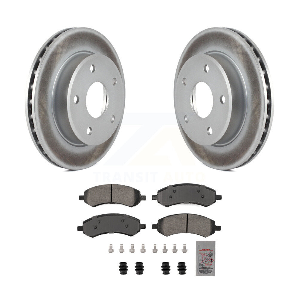 Transit Auto KGA-105636 Disc Brake Kit for 2005-2011 Ram Dakota, Mitsubishi Raider, Dodge Dakota - Front