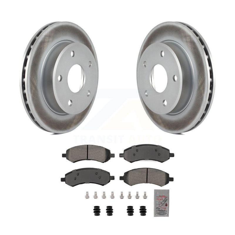 Transit Auto KGA-105636 Disc Brake Kit for 2005-2011 Ram Dakota, Mitsubishi Raider, Dodge Dakota - Front