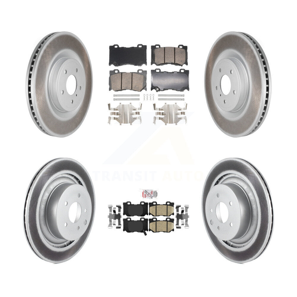 Transit Auto KGA-105646 Disc Brake Kit for 2009-2013 INFINITI G37 - Front and Rear