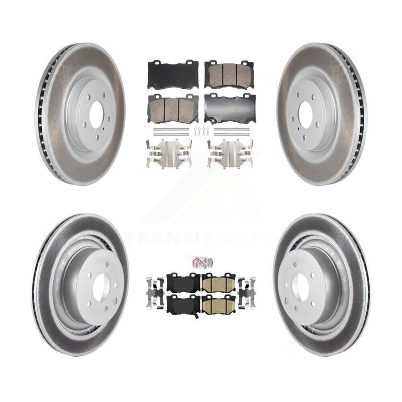 Transit Auto KGA-105646 Disc Brake Kit for 2009-2013 INFINITI G37 - Front and Rear