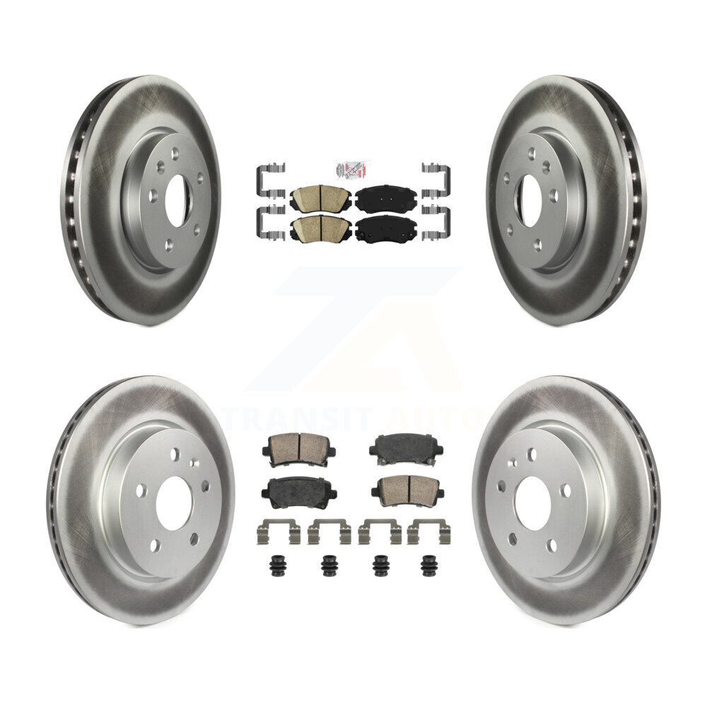 Transit Auto KGA-105647 Disc Brake Kit for 2010-2020 Chevrolet Malibu Limited, Chevrolet Impala and More - Front and Rear
