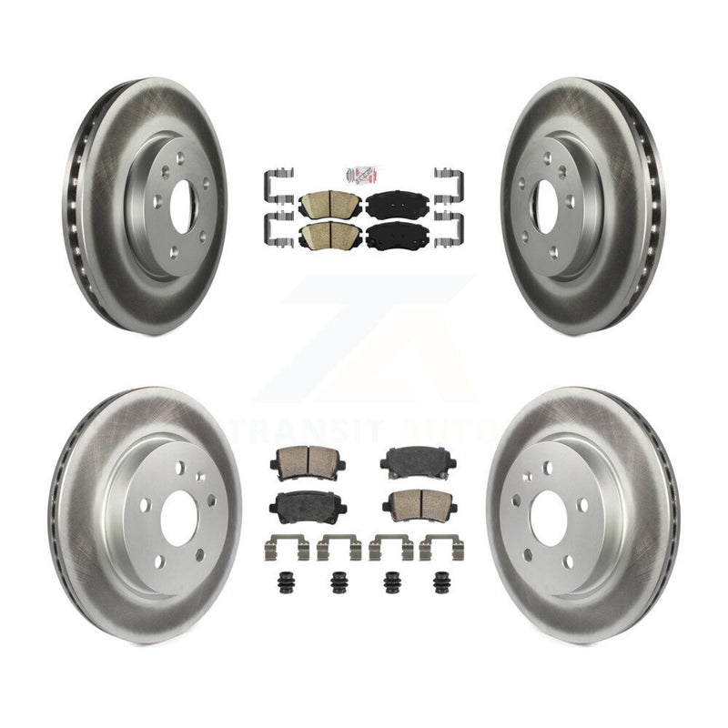 Transit Auto KGA-105647 Disc Brake Kit for 2010-2020 Chevrolet Malibu Limited, Chevrolet Impala and More - Front and Rear