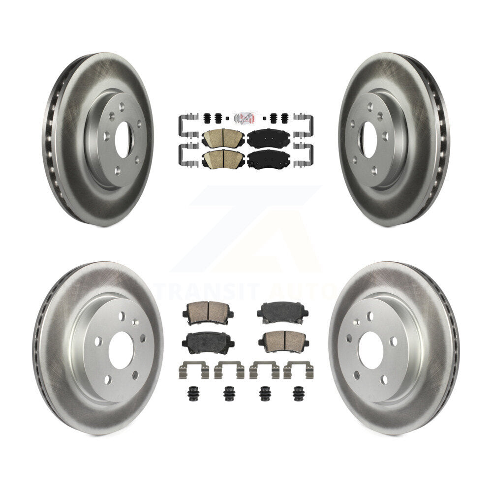 Transit Auto KGA-105648 Disc Brake Kit for 2010-2020 Chevrolet Malibu Limited, Chevrolet Impala and More - Front and Rear