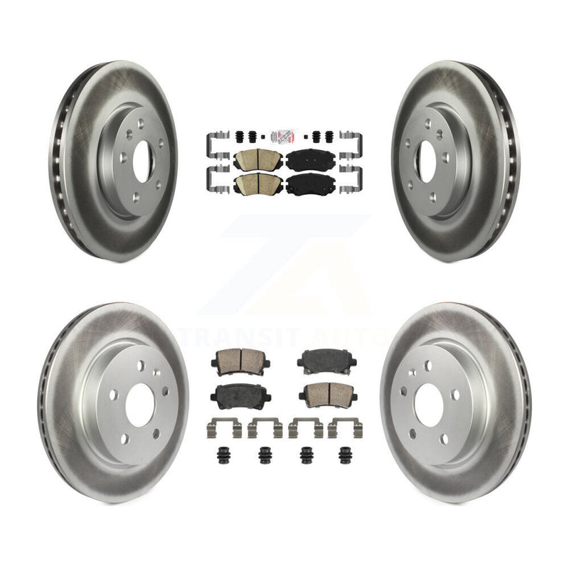 Transit Auto KGA-105648 Disc Brake Kit for 2010-2020 Chevrolet Malibu Limited, Chevrolet Impala and More - Front and Rear