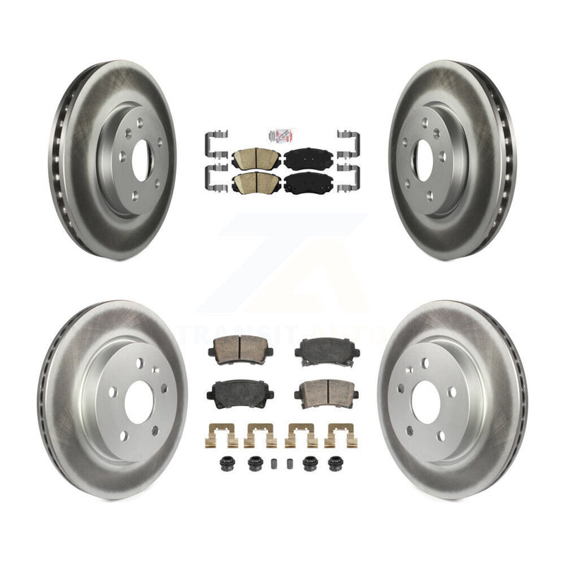 Transit Auto KGA-105649 Disc Brake Kit for 2010-2015 Chevrolet Malibu, Buick LaCrosse - Front and Rear