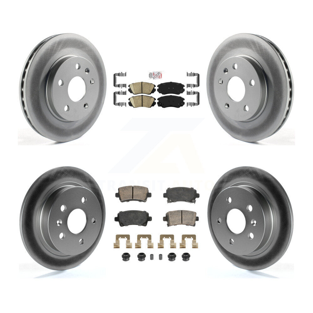 Transit Auto KGA-105651 Disc Brake Kit for 2013-2015 Chevrolet Malibu - Front and Rear