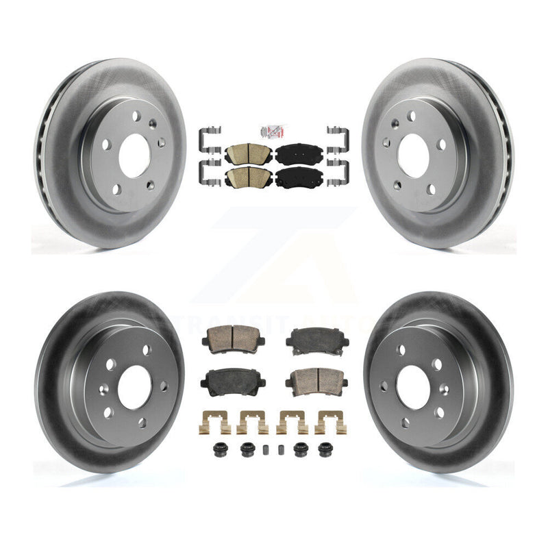 Transit Auto KGA-105651 Disc Brake Kit for 2013-2015 Chevrolet Malibu - Front and Rear