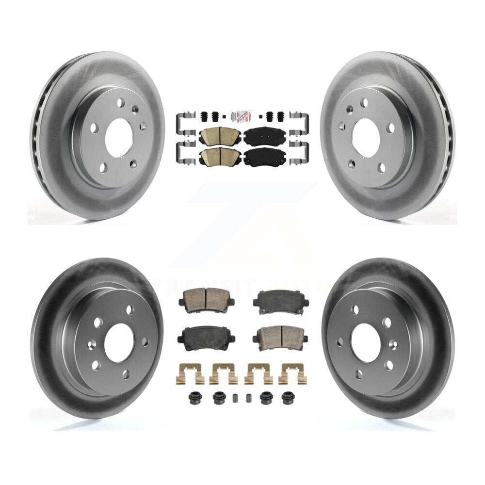 Transit Auto KGA-105652 Disc Brake Kit for 2013-2015 Chevrolet Malibu - Front and Rear