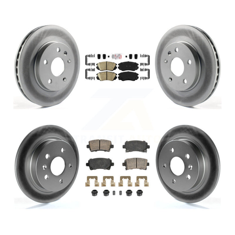 Transit Auto KGA-105652 Disc Brake Kit for 2013-2015 Chevrolet Malibu - Front and Rear