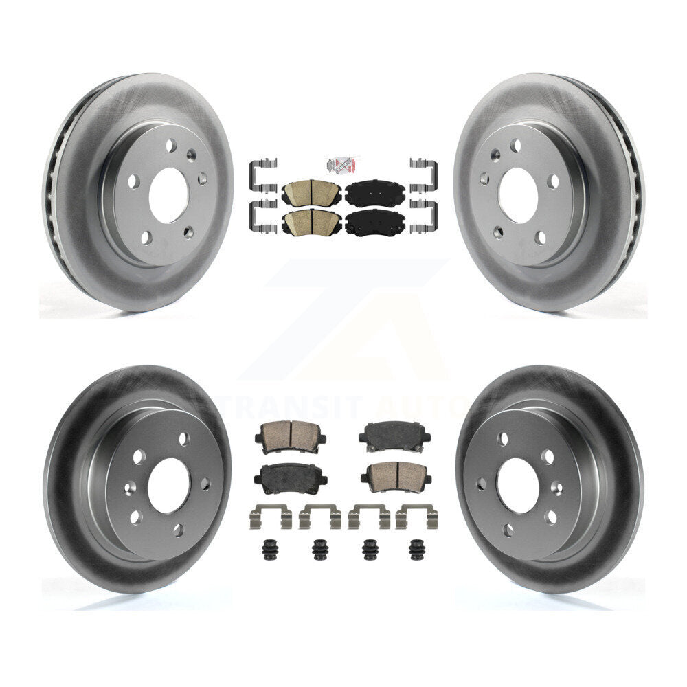 Transit Auto KGA-105653 Disc Brake Kit for 2013-2016 Chevrolet Malibu Limited, Chevrolet Malibu - Front and Rear