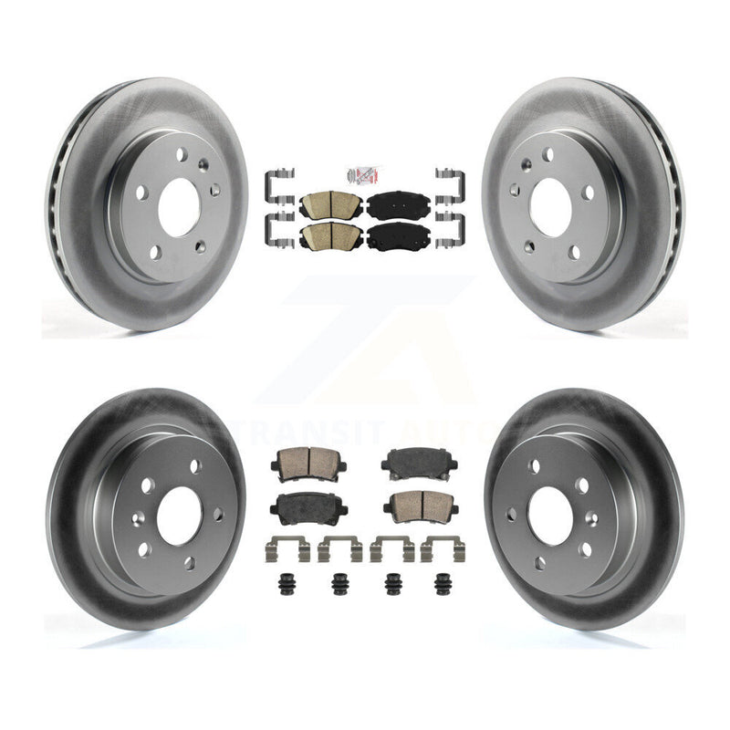 Transit Auto KGA-105653 Disc Brake Kit for 2013-2016 Chevrolet Malibu Limited, Chevrolet Malibu - Front and Rear