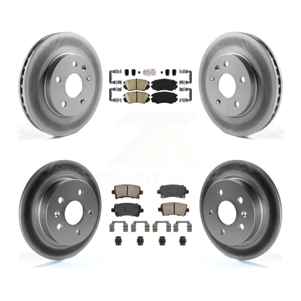 Transit Auto KGA-105654 Disc Brake Kit for 2013-2016 Chevrolet Malibu Limited, Chevrolet Malibu - Front and Rear