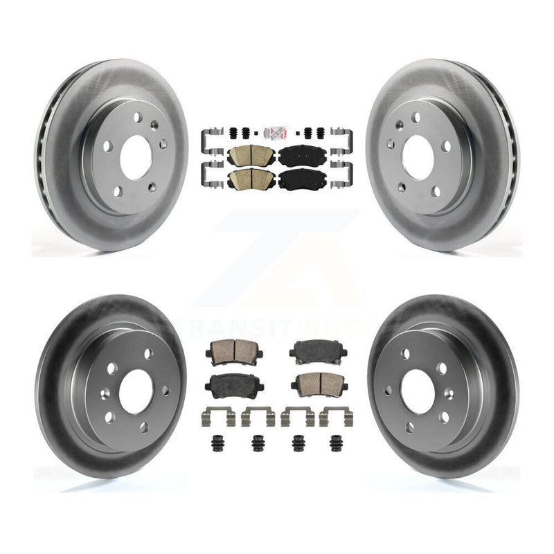 Transit Auto KGA-105654 Disc Brake Kit for 2013-2016 Chevrolet Malibu Limited, Chevrolet Malibu - Front and Rear