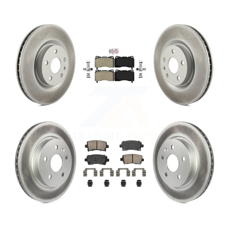 Transit Auto KGA-105655 Disc Brake Kit for 2013-2019 Cadillac XTS - Front and Rear