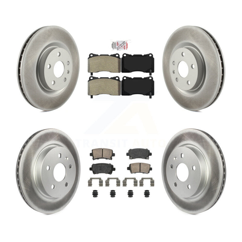 Transit Auto KGA-105656 Disc Brake Kit for 2013-2019 Cadillac XTS - Front and Rear