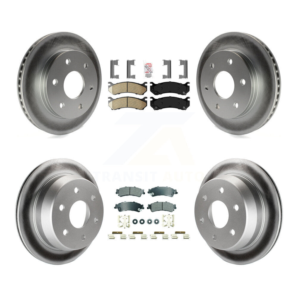 Transit Auto KGA-105658 Disc Brake Kit for 1999-2007 Chevrolet Silverado 1500 Classic, GMC Sierra 1500 Classic and More - Front and Rear