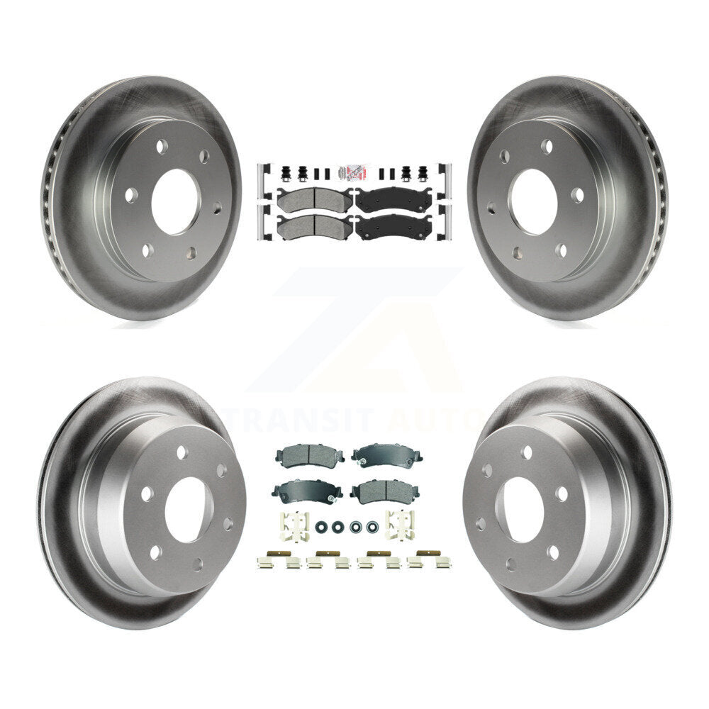 Transit Auto KGA-105659 Disc Brake Kit for 1999-2007 Chevrolet Silverado 1500 Classic, GMC Sierra 1500 Classic and More - Front and Rear