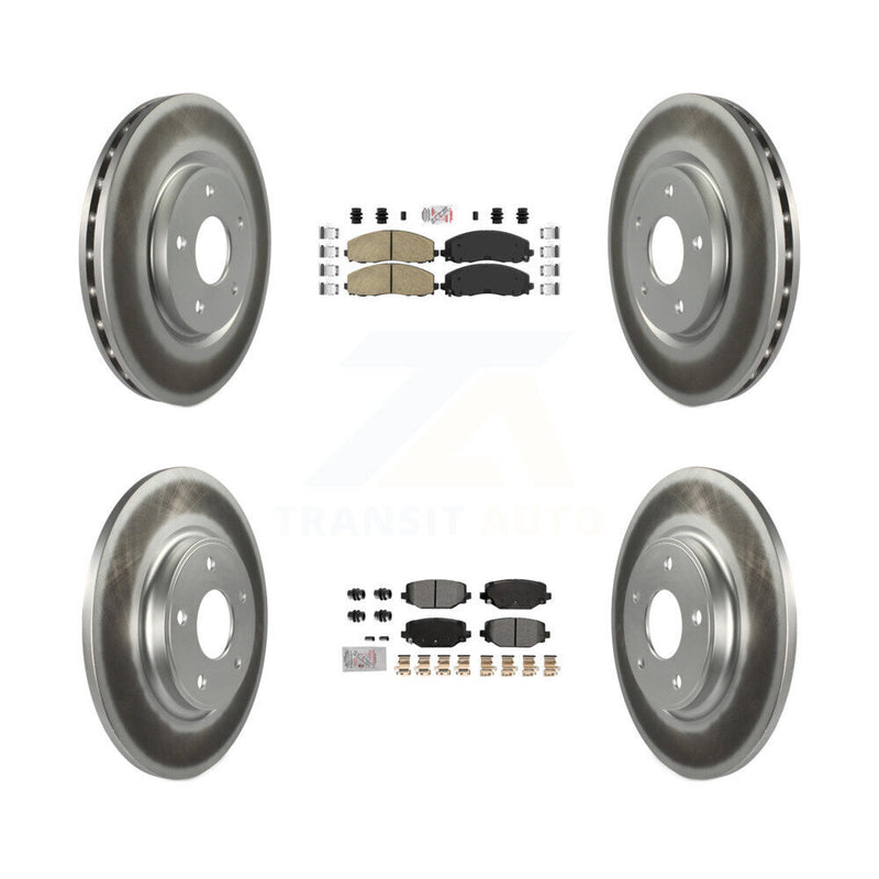 Transit Auto KGA-105665 Disc Brake Kit for 2012-2020 Dodge Grand Caravan, Dodge Journey and More - Front and Rear