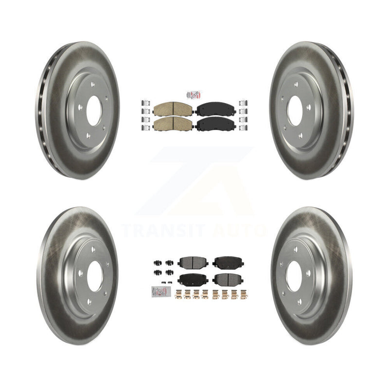 Transit Auto KGA-105666 Disc Brake Kit for 2012-2020 Dodge Grand Caravan, Dodge Journey and More - Front and Rear