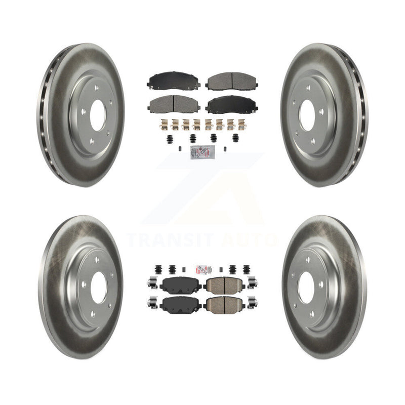 Transit Auto KGA-105668 Disc Brake Kit for 2012-2020 Dodge Grand Caravan, Dodge Journey and More - Front and Rear