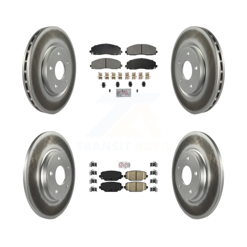 Transit Auto KGA-105669 Disc Brake Kit for 2012-2020 Dodge Grand Caravan, Dodge Journey and More - Front and Rear