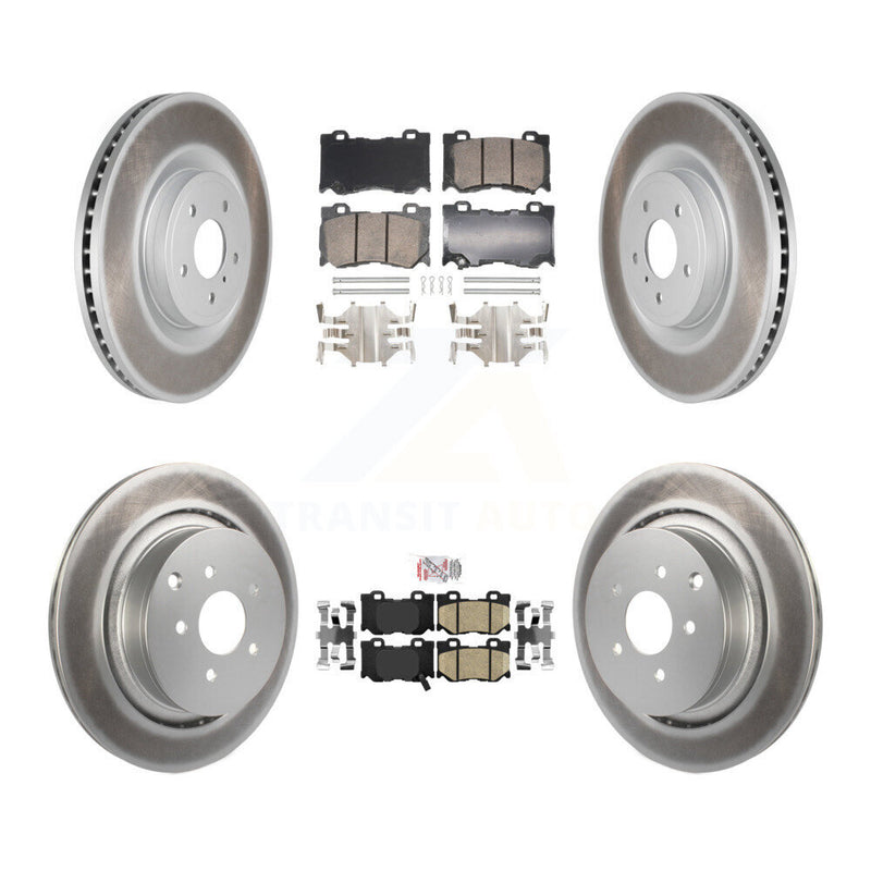 Transit Auto KGA-105678 Disc Brake Kit for 2009-2013 INFINITI FX50 - Front and Rear