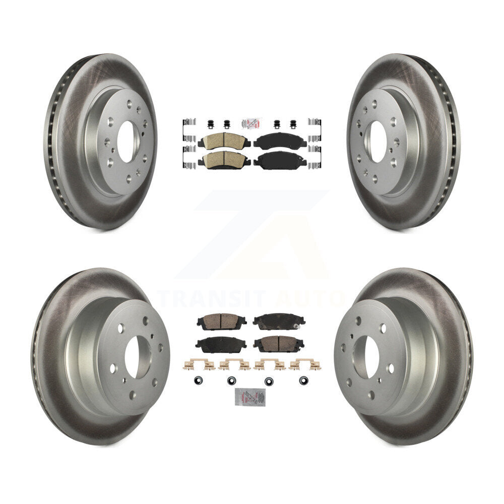 Transit Auto KGA-105679 Disc Brake Kit for 2014-2020 Chevrolet Suburban, Cadillac Escalade and More - Front and Rear